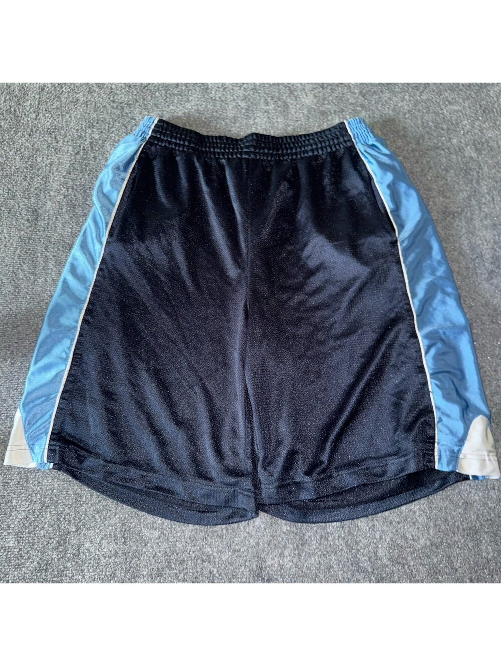Foot Locker Blue Dazzle Baggy Hoop Shorts Mens XL Vtg y2k 90s Rare